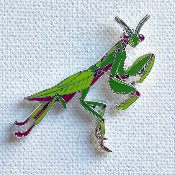 enamel mantis pin