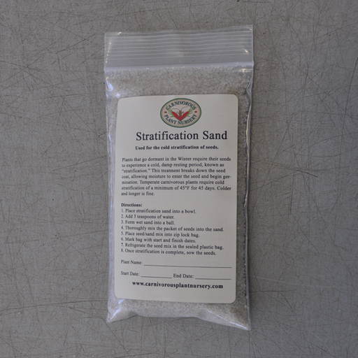 Stratification Sand | | Carnivorous Plant Nursery