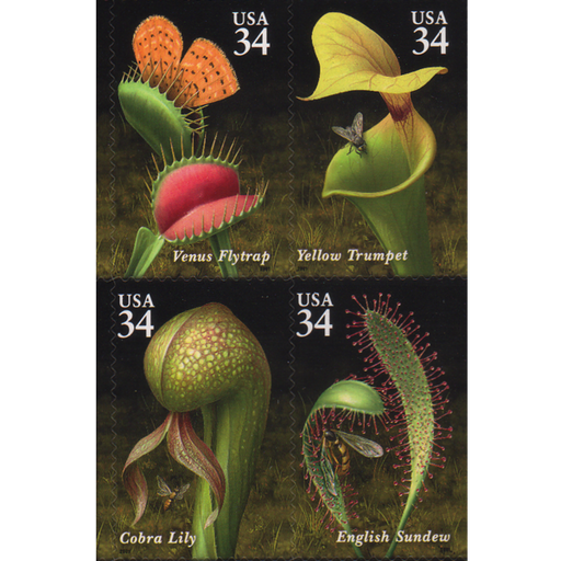 Carnivorous Plant Stamps - United States