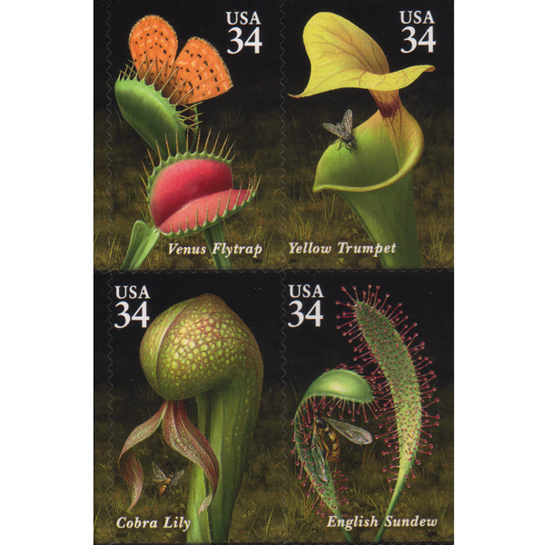 Carnivorous Plant Stamps - United States | | Carnivorous Plant Nursery