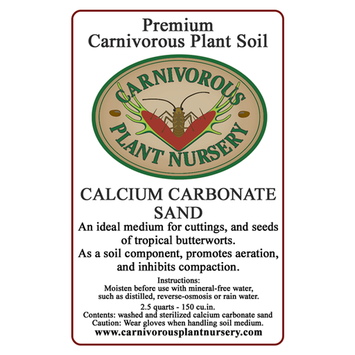 Soil Component - Calcium Carbonate Sand | | Carnivorous Plant Nursery
