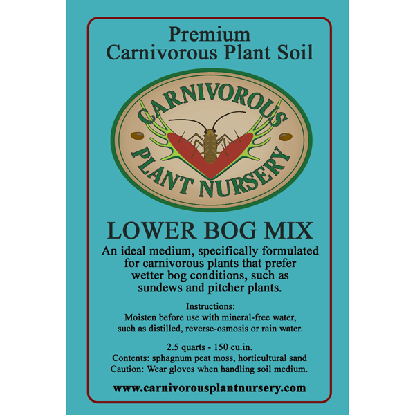 Lower Bog Soil Mix | | Carnivorous Plant Nursery