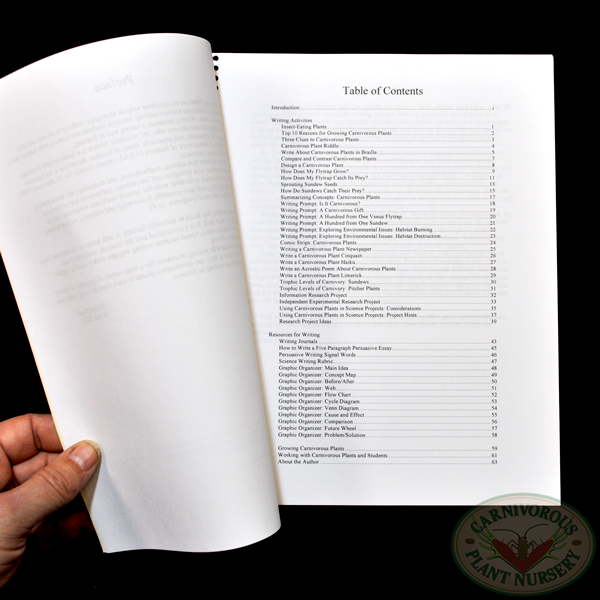 Writing Activities with Carnivorous Plants | | Carnivorous Plant Nursery