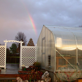 rainbow over Carnivorous Plant Nursery