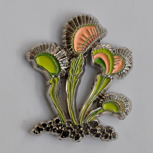 venus flytrap lapel pin 4 front