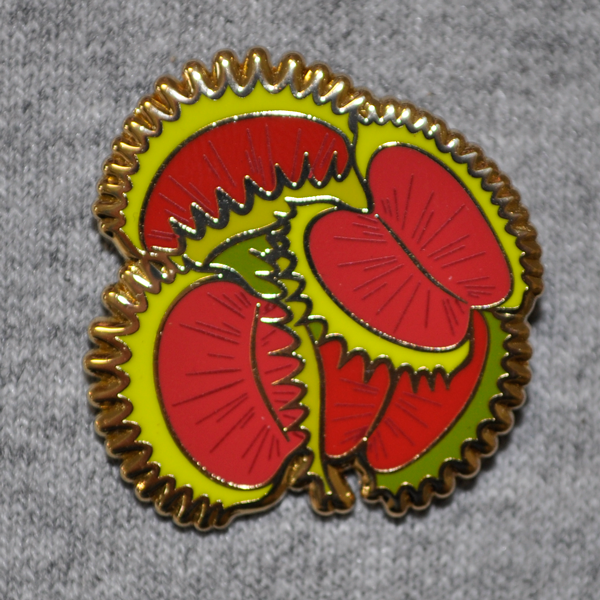 Venus Flytrap Lapel Pin 5 | | Carnivorous Plant Nursery