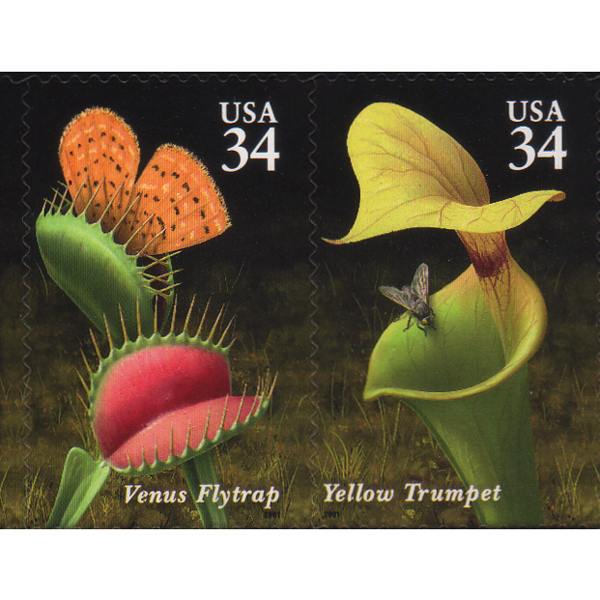 Carnivorous Plant Stamps - United States