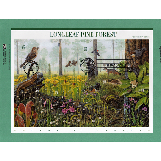 Carnivorous Plant Stamps - Longleaf Pine Forest