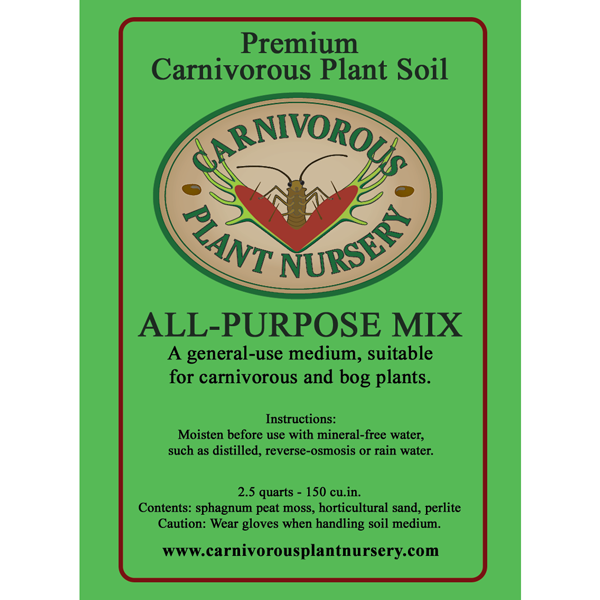 Premium All Purpose Carnivorous Plant Soil Mix