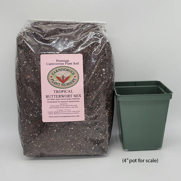 tropical butterwort soil 2.5 quart bag